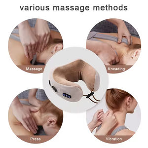 Produit le plus vendu 2026 : Oreiller de massage cervical électrique vibrant en forme de U pour la maison, idéal pour le cou et le dos - Product Image 5