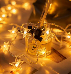 Luces de hadas LED USB y con pilas de 10M para decoración navideña al aire libre Luces decorativas colgantes - Product Image 1