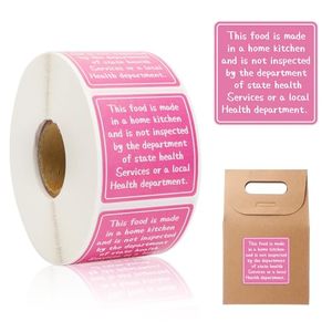 Cottage Food Law Labels Homemade Adhesive <b>Sticker</b> Inspection Statement Ingredient Label <b>Stickers</b> for Home <b>Kitchen</b> Bakery - Product Image 1