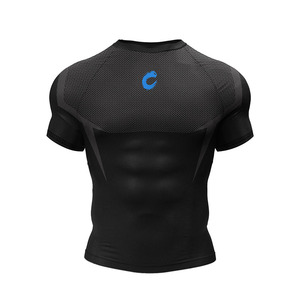 Magliette da <span class=keywords><strong>Uomo</strong></span> per Palestra con Stampa Digitale, Vestibilità <span class=keywords><strong>Slim</strong></span>, in Maglia, Personalizzabili con Logo, Rash Guard per MMA BJJ - Vendita all'Ingrosso - Product Image 5