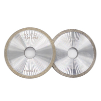 Meules à chanfreiner en verre PE, meules à chanfreiner diamantées pour outils de machine à verre, meulage et polissage