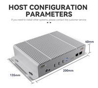 Computación de Borde con IA RK3588, PC Industrial Integrado, Terminal NVR en la Nube, Control Industrial, Publicidad Multimedia