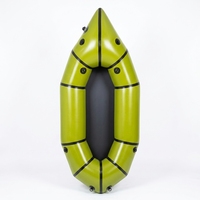 Fabrikneues aufblasbares TPU/PVC-Packraft-Kajak für eine Person – leichtes, wasserdichtes Sport-, Drift-, Angel- und Flussabenteuerboot