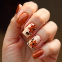 Faux ongles de style français transfrontalier, prêts à poser, courts, moyens et longs, capsules et pièces d'ongles en gros