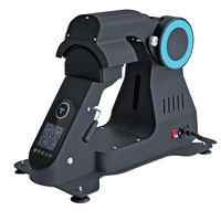 Nouvelle presse à chaud de haute précision avec système d'alignement laser, machine électrique à double chauffage automatique intelligente avec écran LCD pour chapeaux et t-shirts
