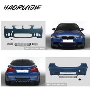 Alta calidad PP + fibra de carbono Tail Throat 2005-2012 parachoques de coche E90 E92 E93 reacondicionado M3 M4 Kit de carrocería para <span class=keywords><strong>BMW</strong></span> <span class=keywords><strong>Serie</strong></span> 3 - Product Image 4