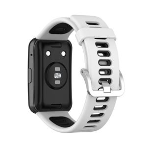 Cinturino in Silicone a doppio colore per <span class=keywords><strong>Huawei</strong></span> Watch Fit cinturino accessori per cinturino bracciale per <span class=keywords><strong>Huawei</strong></span> Fit Smart Watch cinturino - Product Image 4
