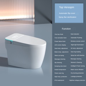 Toilettes intelligentes Wc Toilette intelligente Fonctionnement automatique Chasse d'eau Bon Cau String Minh Capteur d'ouverture automatique Bidet monobloc Toilette intelligente - Product Image 6