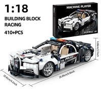 Prix d'usine 67149 Toylinx Éducatif DIY 432 pièces en plastique ABS, thème voiture, échelle 1:18, ensemble de blocs de construction électroniques