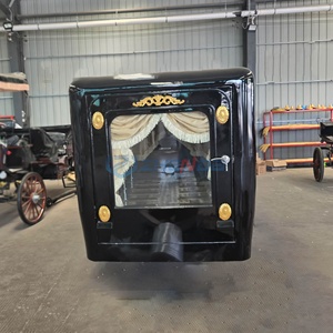 Cercueil électrique de transport funéraire à bas prix, noir, fabriqué à Henan par une société de transport spécialisée - Product Image 3