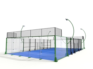 LDK equipamiento deportivo 2024 Nuevo diseño <span class=keywords><strong>padel</strong></span> panorámico deporte <span class=keywords><strong>padel</strong></span> Pista de tenis precio de fábrica - Product Image 3