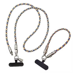 2 1 60W <span class=keywords><strong>Micro</strong></span>-<span class=keywords><strong>USB</strong></span> Crossbody Điện Thoại Dây Buộc Dây Đeo Nhanh Chóng Sạc Cáp Cho Iphone // Nylon IOS - Product Image 1