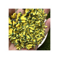 500G 5Mm Gele Banaan Polymeer Hete Zachte Klei Hagelslag Voor Slice Decoratie Nail Sticker Diy Maken Telefoon Case Decoratie Diy