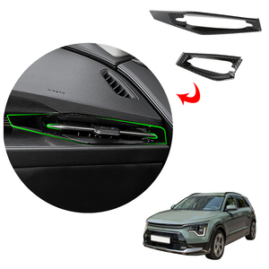 Decorazione interna auto AC lato anteriore aria condizionata copertura uscita rifiniture corpo kit per <span class=keywords><strong>Kia</strong></span> <span class=keywords><strong>Niro</strong></span> <span class=keywords><strong>2022</strong></span> - Product Image 1