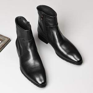 Zapatos Oxford de Hombre Británicos, Impermeables, de Cuero Genuino, Punta Cerrada, Hechos a Mano, para Boda, Formales, Casuales de Negocios, Antideslizantes, con Hebillas y Correas - Product Image 4