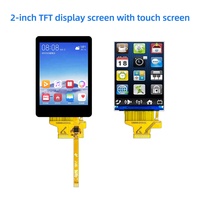 Modul Layar Sentuh LCD TFT IPS Warna Penuh 2.0 Inci Resolusi 240x320 ST7789T3 SPI 4W LCD Cadangan