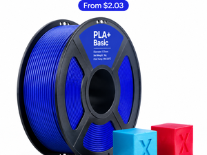 เส้นพลาสติกสำหรับเครื่องพิมพ์สามมิติ Yiqiu3D PLA+ ขนาด 1.75 มม. สีสันสดใส ชุดสีน้ำเงินไคลน์ แดงอมม่วง ฟ้าอมเขียว สำหรับ Creality Bambu Lab - Product Image 1