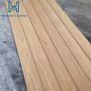 Pavimentazione in Legno Massello <span class=keywords><strong>Iroko</strong></span> dal Design Moderno, Pavimento in Teak Cumaru Colore Naturale, Spessore 18mm - Product Image 6