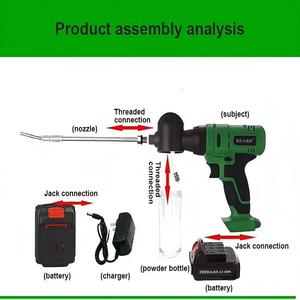 Pulverizador Eléctrico de Plaguicidas de Iones de Litio de 2000 mAh, Polverizador Manual <span class=keywords><strong>para</strong></span> la Eliminación Efectiva de <span class=keywords><strong>Hormigas</strong></span> y Termitas - Product Image 6