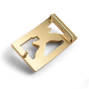 Hebilla de cinturón metálica cuadrada de alta calidad con diseño de águila, venta al por mayor de hebillas metálicas para cinturones - Product Image 4