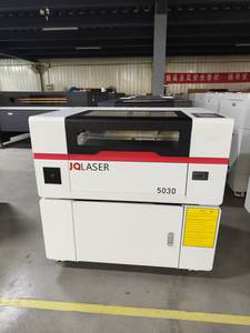 Máquina de Grabado y Corte Láser <span class=keywords><strong>CO2</strong></span> JQLASER de Escritorio, Tamaño Pequeño, Área de Trabajo de 500mm*300mm, con Tubo Láser RF/Vidrio - Product Image 3