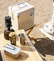 Glacière portable moderne et étanche pour l'extérieur, en PP, capacité 13L, maintien de la glace pendant 48h, option logo personnalisé, pour la pêche