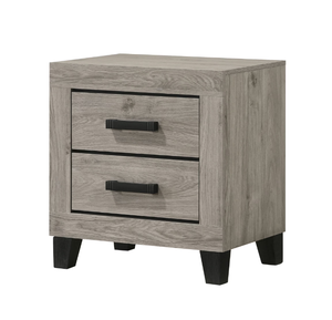 Ensemble de chambre à coucher moderne 6 pièces - Cadre de lit <span class=keywords><strong>avec</strong></span> tête de lit, commode, miroir, <span class=keywords><strong>coffre</strong></span> et 2 tables de chevet - Suite de chambre à coucher King Size - Product Image 4