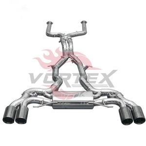 Kit d'échappement Vortex SS304 Valvetronic compatible avec BMW X3M X4M F97 F98 S58, silencieux de performance racing, système cat-back amélioré. - Product Image 1