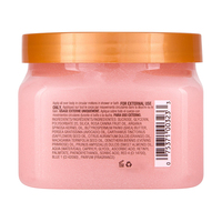 Logo personnalisé nouveauté pêche pastèque beurre de karité gommage exfoliant pour le corps à la rose et au sucre blanchissant pour la peau