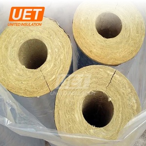 Isolation de <span class=keywords><strong>tuyaux</strong></span> en laine de roche basaltique des Philippines à prix abordable, densité 100 kg/m³, avec feuillard d'aluminium ignifuge pour isolation de <span class=keywords><strong>tuyaux</strong></span> et tubes - Product Image 4