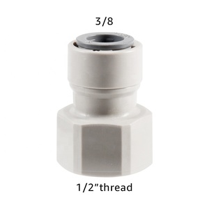 3/8 "đẩy phù hợp-5/8" Nữ chủ đề PE Ống phù hợp Hose kết nối nhanh chóng Adapter Aquarium RO lọc nước thẩm thấu ngược hệ thống - Product Image 2