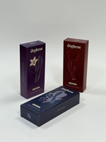 Boîte rigide personnalisée en forme de petit livre avec aimant, pour jouet sexuel féminin, vibrateur pour femme, avec couvercle rabattable, matériaux recyclés, finition mate