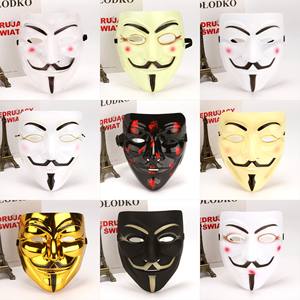 Film Cosplay V Vendetta Anonyme Guy Fawkes Vendetta <span class=keywords><strong>Masque</strong></span> Halloween Cosplay Party - Product Image 5