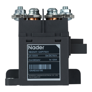 Contacteur électrique haute tension DC NDZ3AT-100D 1000V 100A, tension de bobine DC12V DC24V, monophasé 1 pôle, contacteurs MV HV - Product Image 2
