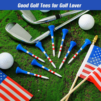 Tees de golf personnalisés de haute qualité, écologiques et durables avec logo OEM Prix d'usine Tee de golf en plastique de gros