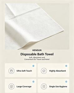 Toalla de Baño Desechable Grande Blanca de Pulpa de Madera Mixta Marca Tvvcalk para Uso en Hogar, Baño y Hotel 70x140cm - Product Image 6