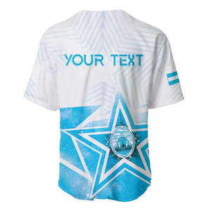 Jersey Baseball Honduras yang Dipersonalisasi, sebuah Negara Berbintang, Persatuan dalam Keharusan, Lengan Pendek, Poliester, Seragam Baseball Nikaragua - Product Image 4