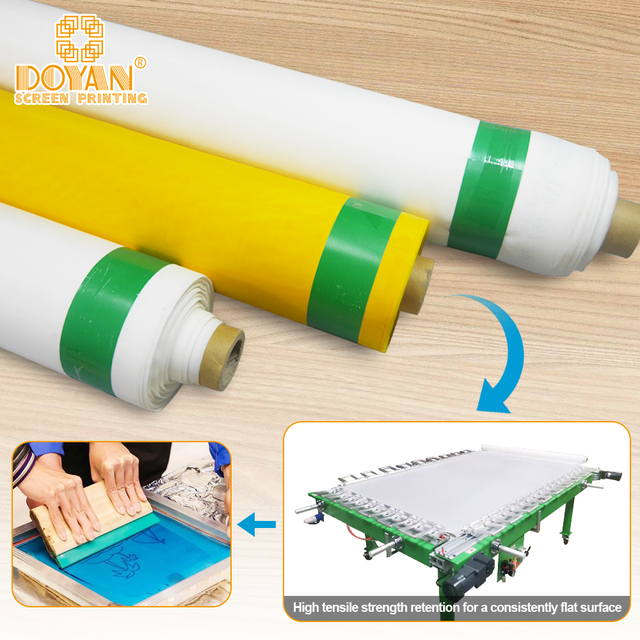 High Quality SCREEN PRINTING MESH Polyester Monofilament 10T-165T Mesh Count 105-360cm Width for Textile/Ceramic Printing Good