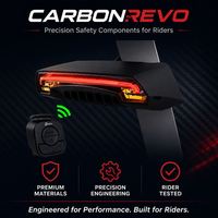Feu arrière intelligent pour trottinette électrique Carbonrevo avec clignotants intégrés – Pièce de rechange renforcée, résistante à l'usure et de qualité supérieure
