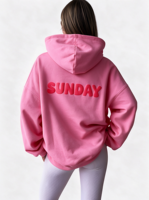 Ensemble sweat à capuche pour femme OEM, XXXL, color block, 100% coton molletonné, pull oversize