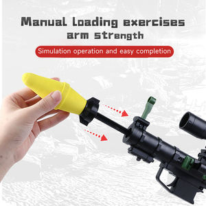 Juego de Tiro al Blanco para Niños, Simulación de Mortero Militar, Modelo de Lanzacohetes de Plástico con Balas Blandas, Pistola de Burbujas de Juguete con Luz y Sonido - Product Image 4
