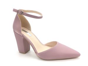 2023 scarpe da donna stile gomma pianura primavera estate caviglia nabuk materiale PU tacco a blocco Super alto punta a punta donna donna - Product Image 5