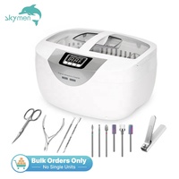 Nettoyeur à ultrasons numérique Skymen 2,5 L JX-4820 70 W avec chauffage pour bijoux, outils de manucure, forets et outils dentaires