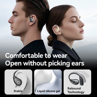 Audífonos Inalámbricos M94 de Gancho Abierto con Pantalla Táctil y Bluetooth, Compatibles con Traducción IA y Tarjeta TF para Viajes y Negocios