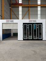 Cabine de peinture écologique pour véhicules, fabriquée en Chine, avec options de chauffage électrique et diesel pour équipement de retouche automobile