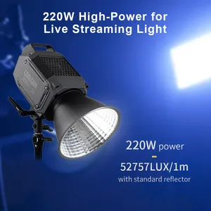 COOLCAM 200D (G) LED <span class=keywords><strong>Monolite</strong></span> controlado por aplicación de 220W o toma de fotos y videos, para transmisión en vivo o estudio en vivo - Product Image 3