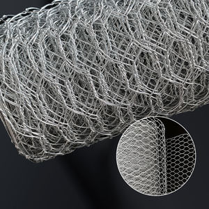 Lưới thép mạ kẽm bọc nhựa PVC bò với các lỗ nhỏ và lưới lục giác được sử dụng để bao vây chuồng gà - Product Image 6