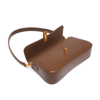 Fabricant En Gros Rétro Femmes de Sacs À Bandoulière En Cuir Véritable de Haute Qualité Vache Aisselle Solide Couleur Messenger