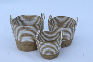 Spéciale — panier <span class=keywords><strong>de</strong></span> planteur en jonc <span class=keywords><strong>de</strong></span> mer, nouveau design, pour plantes d'intérieur et d'extérieur, parfait pour les couvercles <span class=keywords><strong>de</strong></span> <span class=keywords><strong>Pot</strong></span> <span class=keywords><strong>de</strong></span> fleurs, offre spéciale - Product Image 5