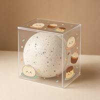 Boîte en plastique rigide ronde transparente séparée pour articles souple BAOZI